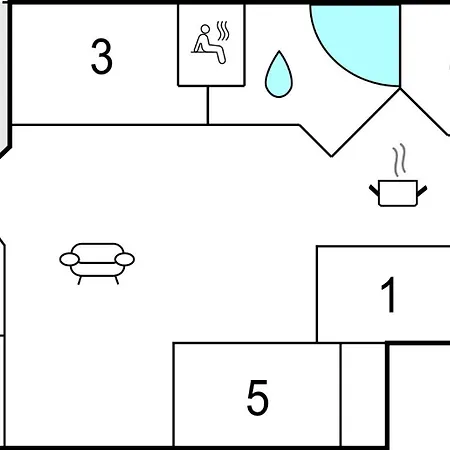 Strandblick 1 - Dorf 1 度假居 *